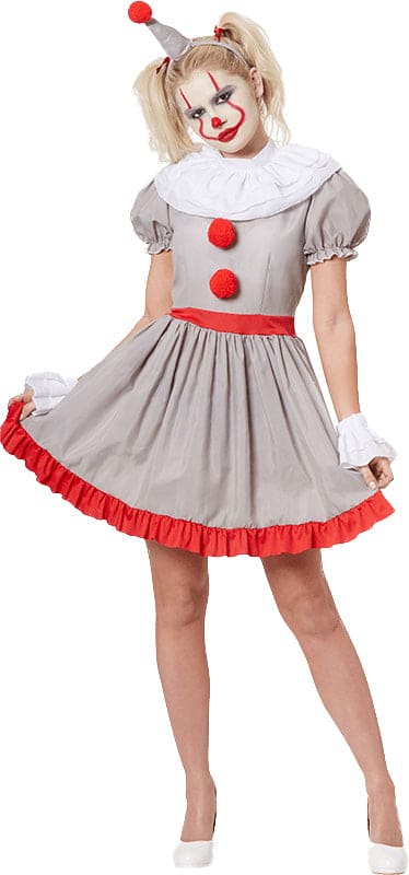 Ladies Horror Clown Costume