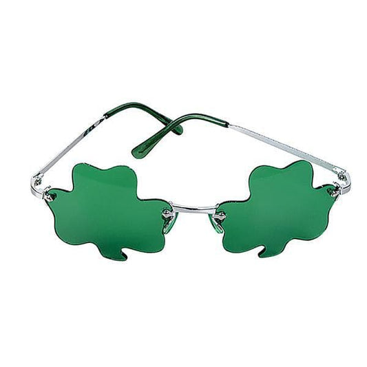 Metal Frame Shamrock Sunglasses