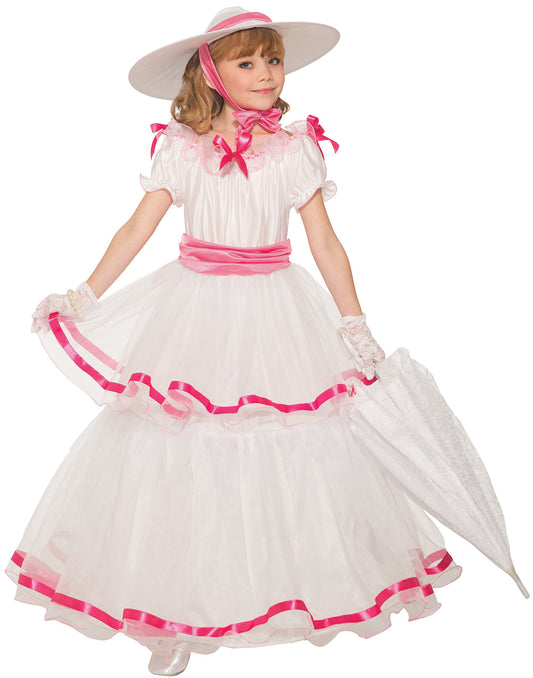 Southern Belle Deluxe Kid Costume