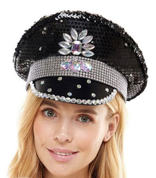 Music Festival Light Up Black Hat