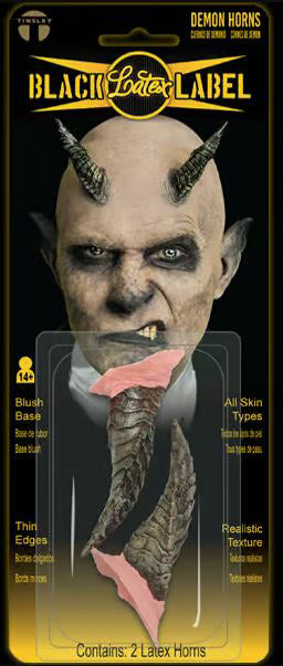 Black Label Latex Demon Horns