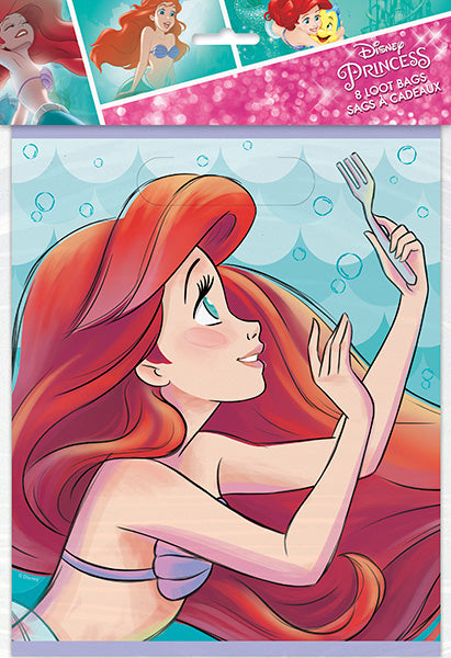 Disney Little Mermaid Loot Bags 8ct