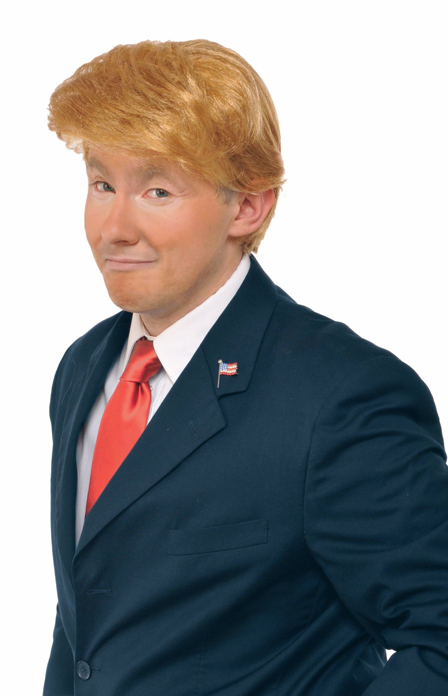 Mr Fake Billionare Adult Auburn Wig