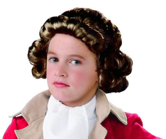 Colonial Boy Brown Wig