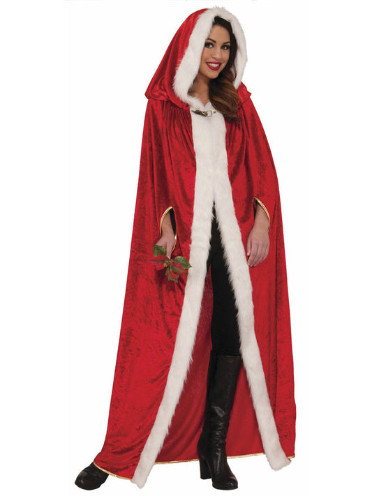 Elegant Christmas Hooded Cape