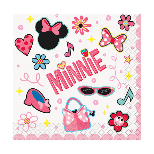 Minnie Mouse Beverage Napkins 16ct