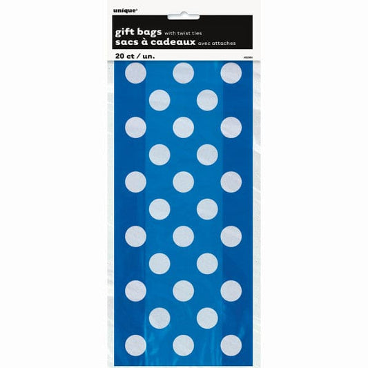 Dark Blue Dots Cello Bags
