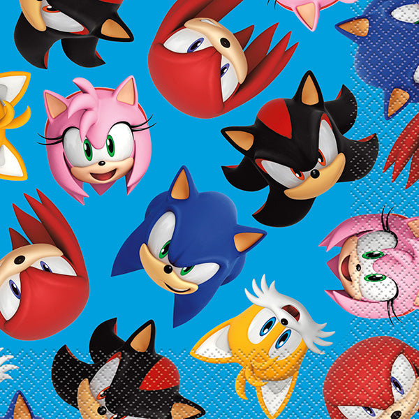 Sonic the Hedgehog Lunch Napkins 16ct