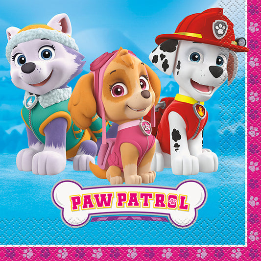 Paw Patrol Girl Luncheon Napkins 16ct