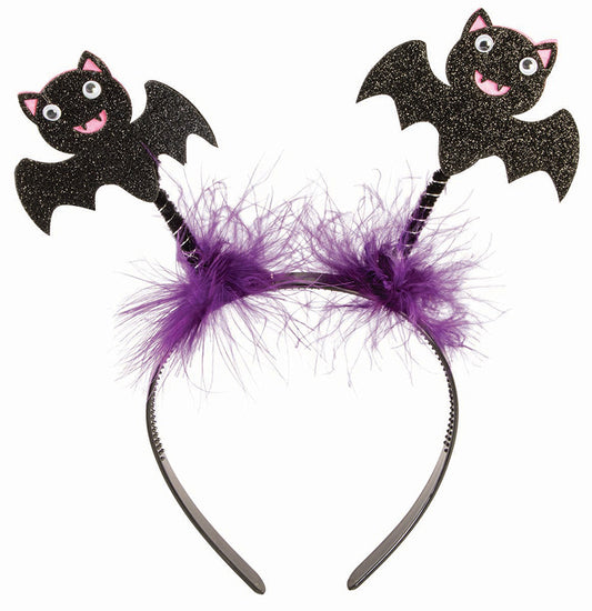 Glitter Bat Headband