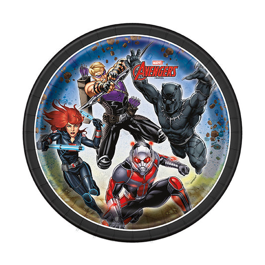 Avengers 7in Round Luncheon Paper Plates 8ct