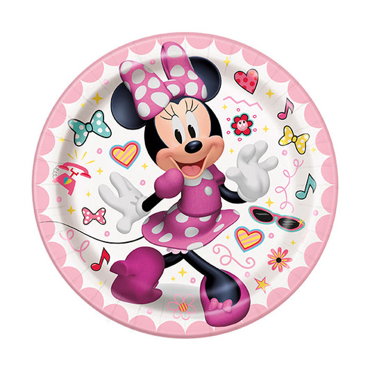 Disney Minnie 7in Luncheon Paper Plates 8ct
