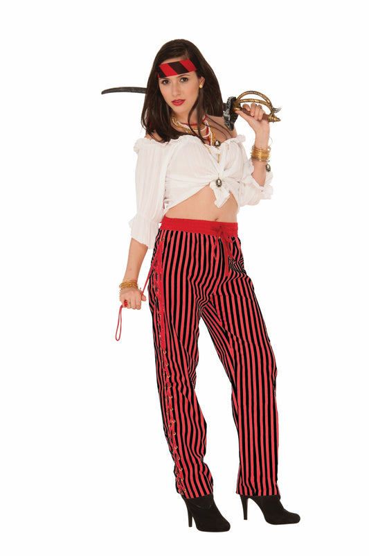 Pirate Red and Black Pants