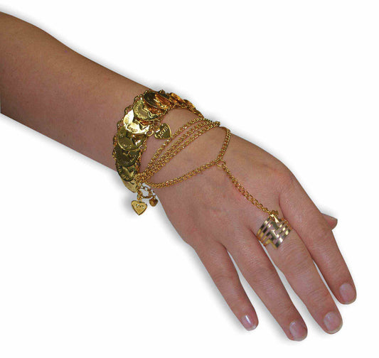 Desert Princess Gold Coin Hand Jewelry
