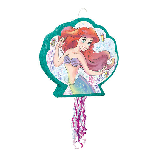 Disney Little Mermaid Shaped Drum Pull Pinata