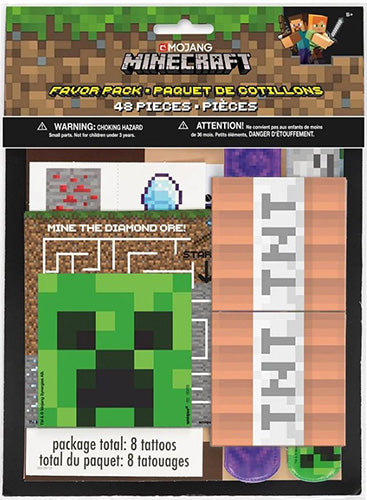 Minecraft Favor Pack 48ct