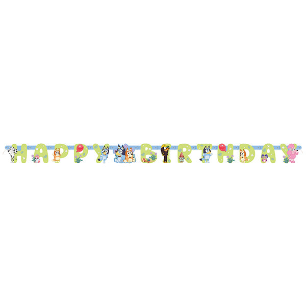 Bluey Happy Birthday Large 6ft Jointed Banner