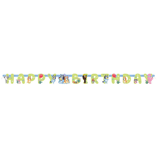 Bluey Happy Birthday Large 6ft Jointed Banner