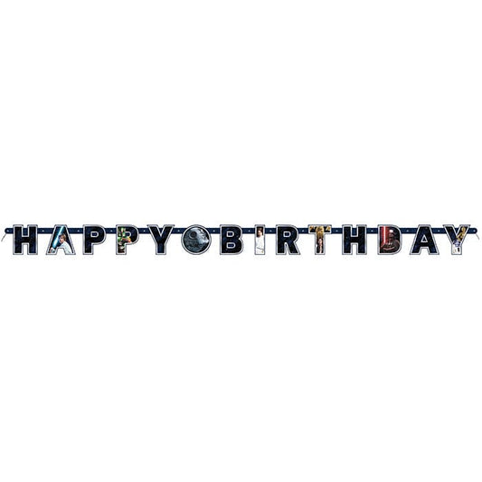 Star Wars Happy Birthday Large 6ft Jointed Banner