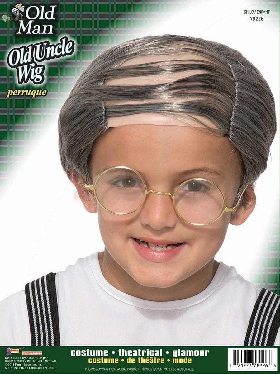 Old Uncle Bert Wig Child