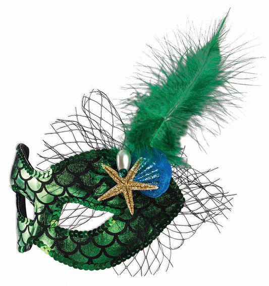Mermaid Eye Mask Green