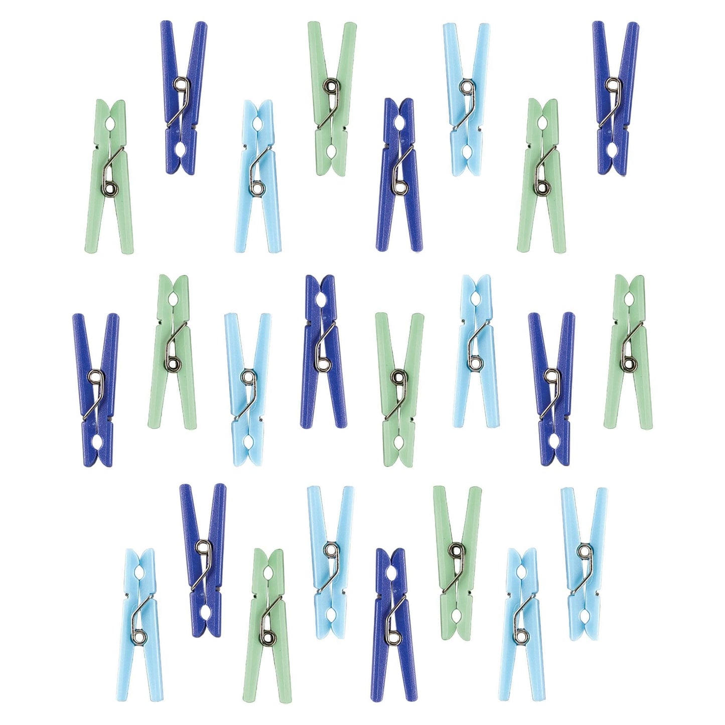 Clothespins Blue Multi (24)