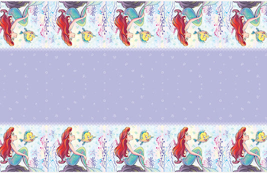 Disney The Little Mermaid 54 x 84in Plastic Table Cover