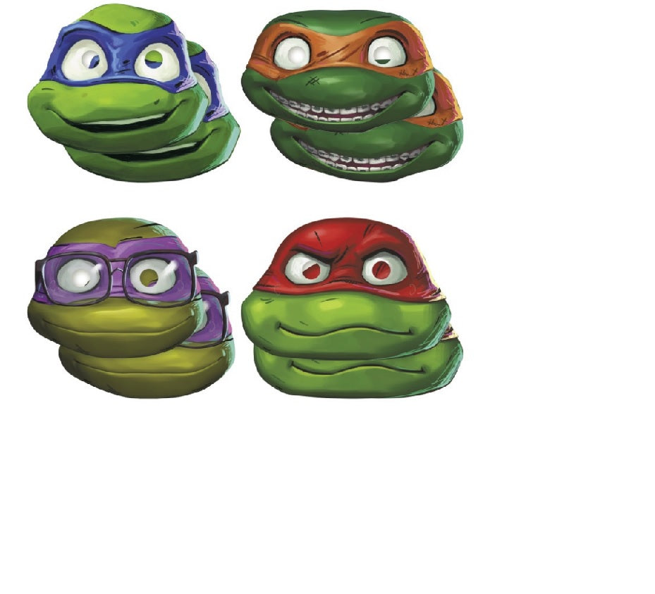 TMNT Mutant Maythem Paper Masks 8 Ct
