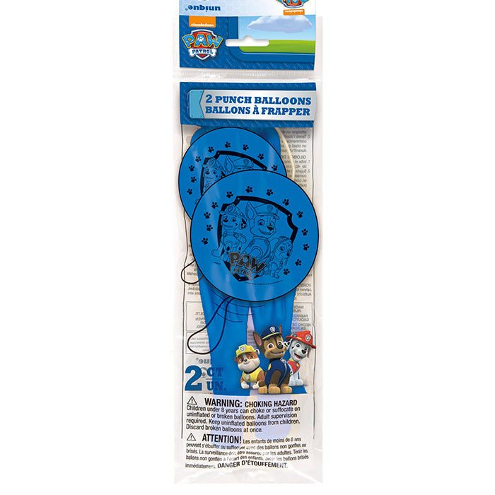 Paw Patrol Punch Balloons 2ct