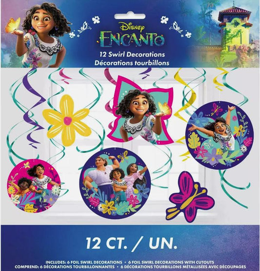 Encanto Hanging Swirl Decoration Kit 12ct