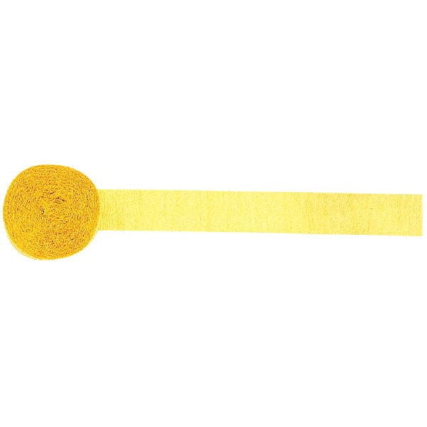 Yellow Sunshine 81ft Crepe Streamer