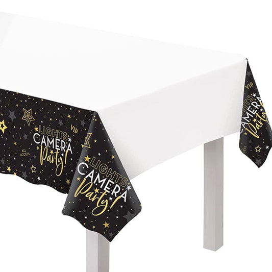 Awards Night 54 x 102in Plastic Table Cover