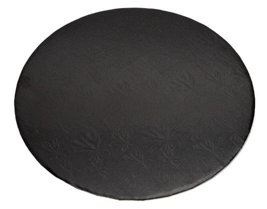 Foil Covered 12in Cake Board Black 1ct