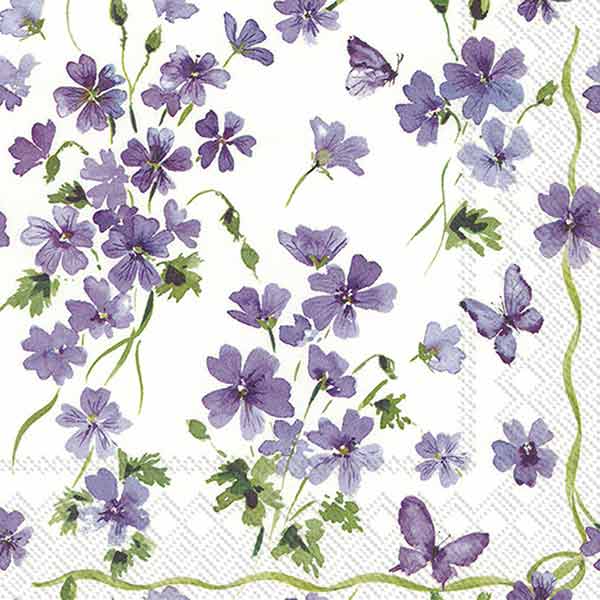Purple Spring Luncheon Napkins 20ct