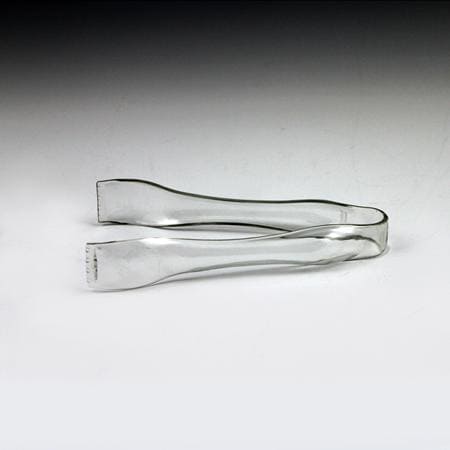 Clear Plastic Serving Tongs 6in