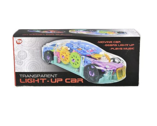 Light-Up Transparent 8in Car