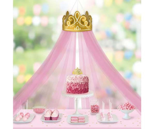 Disney Princess Crown Tulle Canopy Decoration