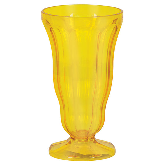 Yellow 15oz Plastic Ice Cream Cup