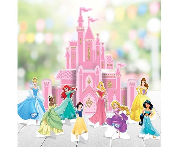 Disney Princess & Castle Table 9 Piece Decoration Kit