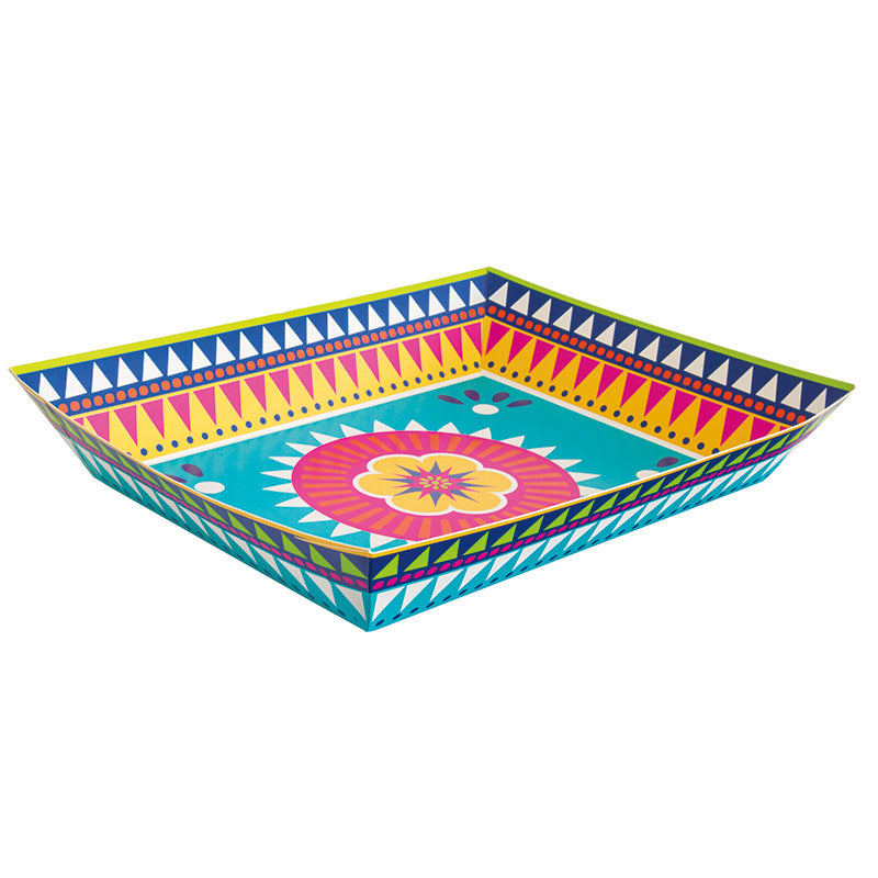 Boho Fiesta Paper Snack Tray 1ct