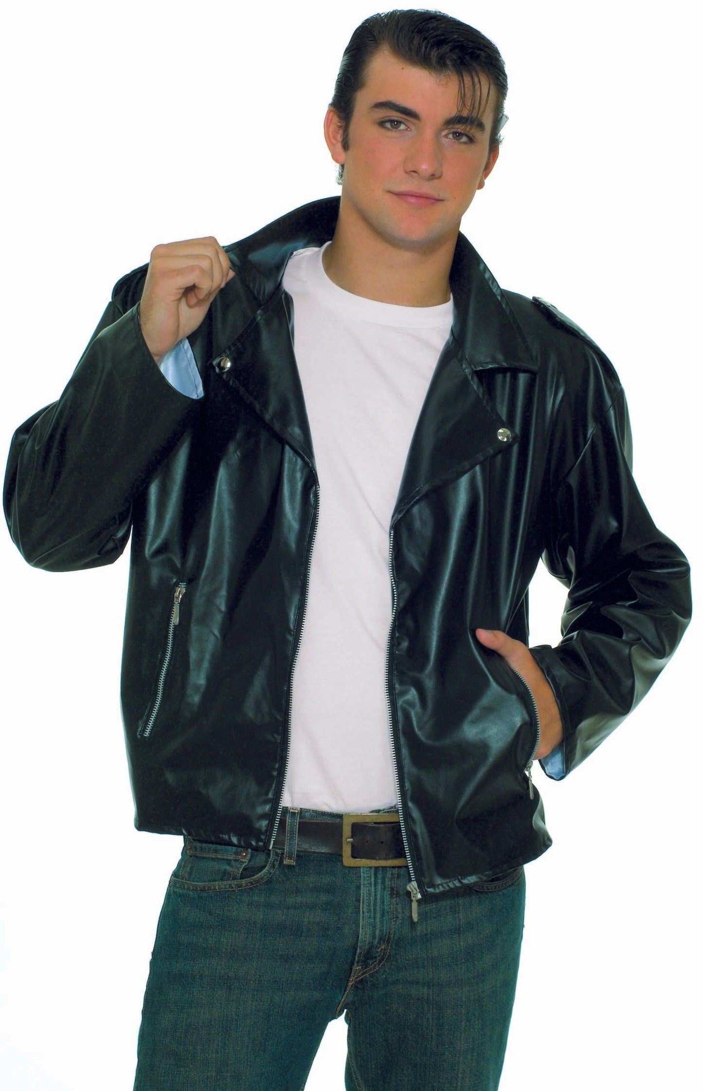 50's Style Black Greaser Jacket