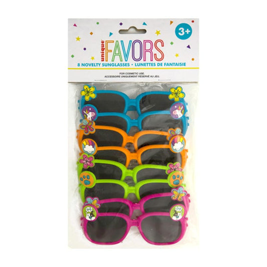 Novelty Kids Sunglasses 8 Ct