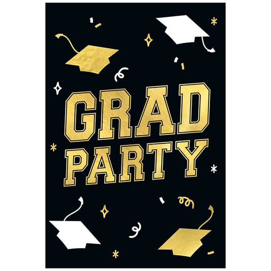 Grad Party Invitations 8ct