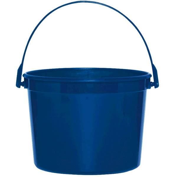Royal Blue Plastic Favor Bucket
