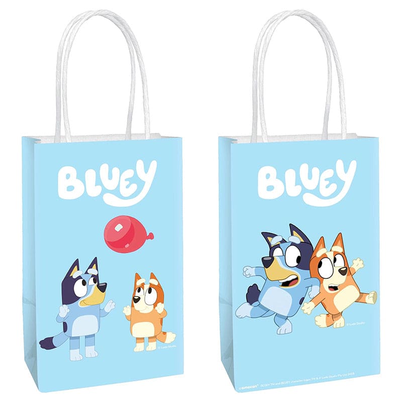 Bluey Printed Paper Kraft Bags 8 Ct