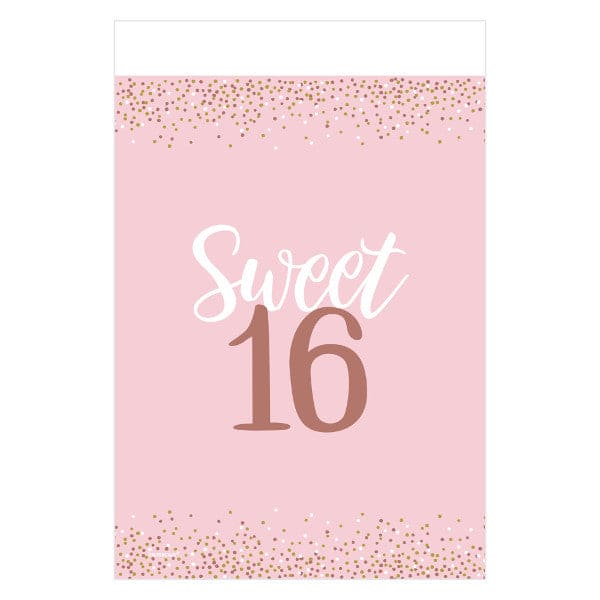 Sixteen Blush 54 x 102in Plastic Table Cover