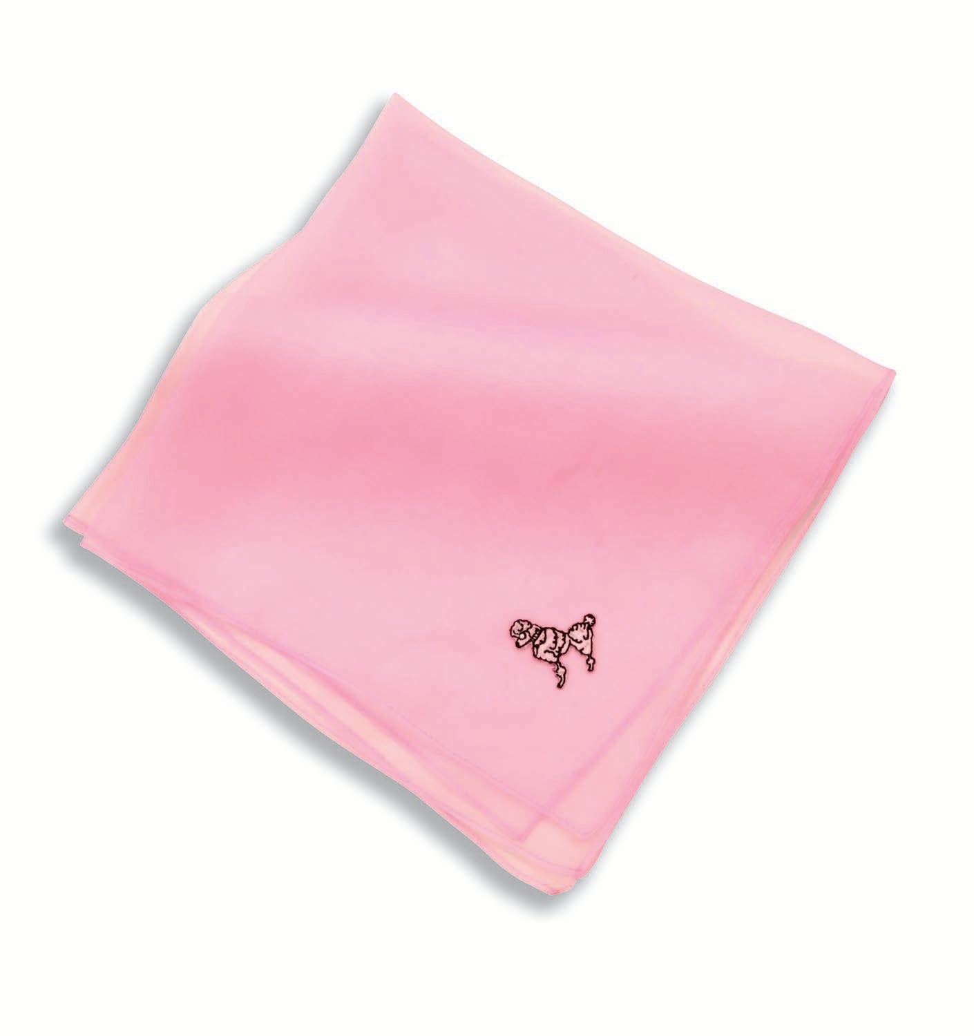 50's Poodle Scarf Pink