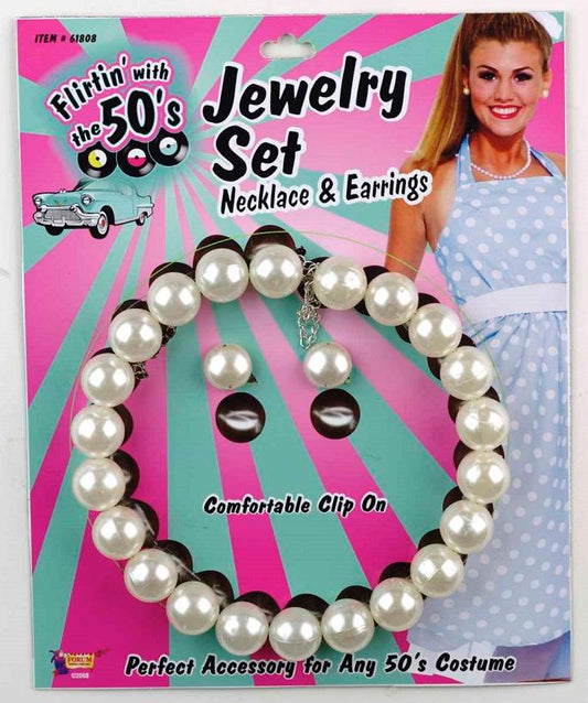 50's Style Necklace & Earrings Set