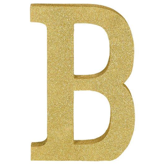 Letter B Glitter