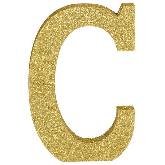 Letter C Glitter